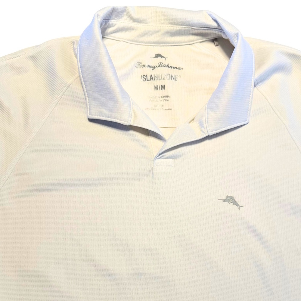 Tommy Bahama Men's IslandZone The Emfielder Polo in White M - Picture 5 of 6